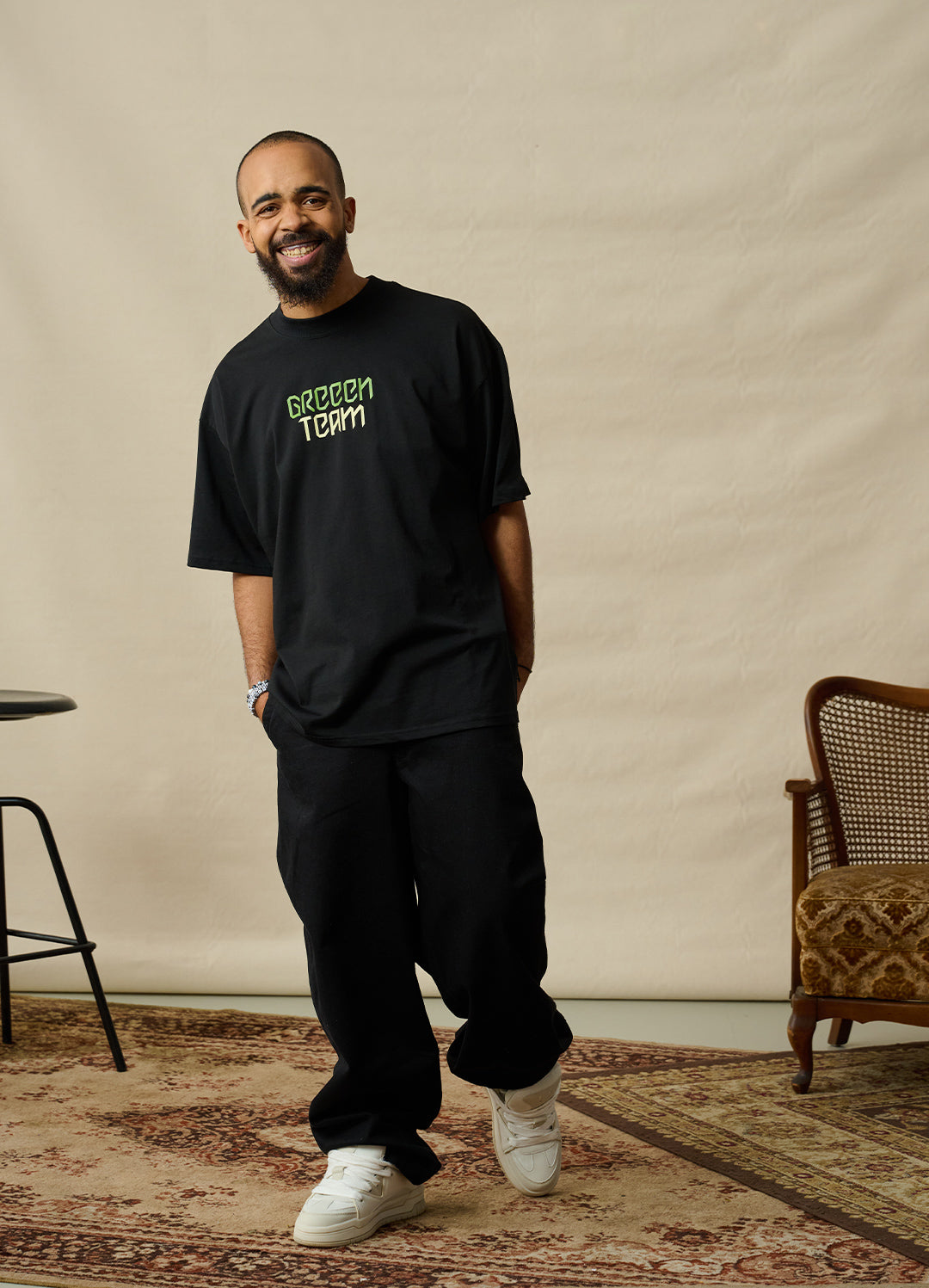 GREEEN TEEEAM T-SHIRT