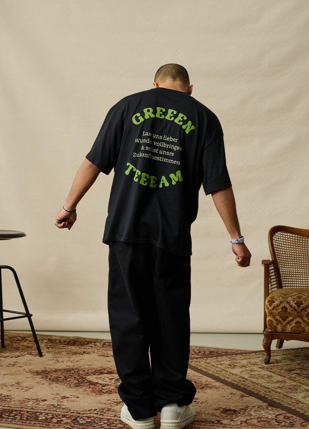 GREEEN TEEEAM T-SHIRT