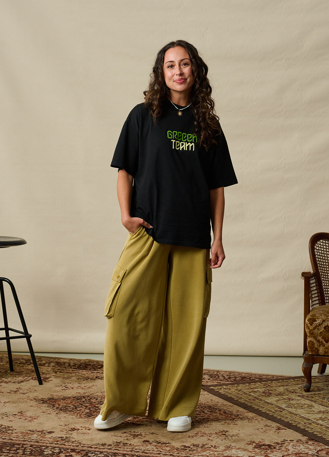 GREEEN TEEEAM T-SHIRT