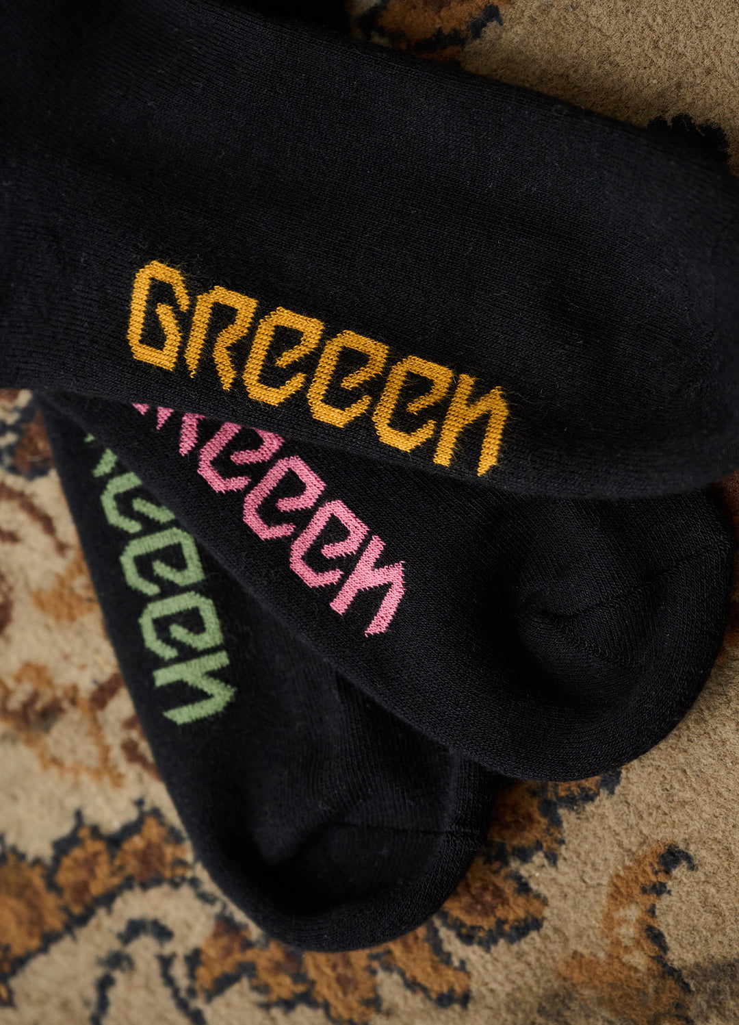 SONNE, HERZ & BROKKOLI SOCKEN SET SCHWARZ