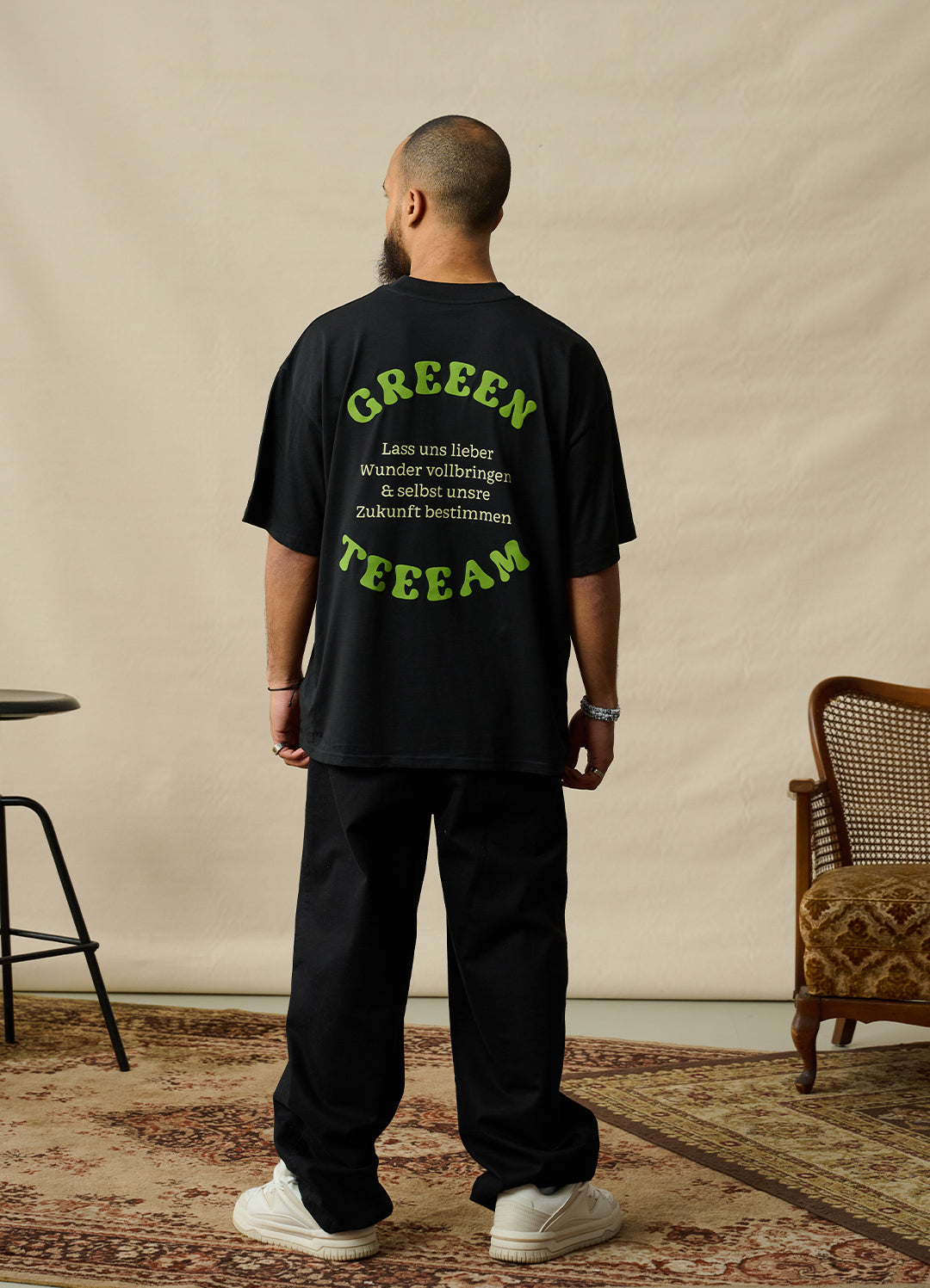 GREEEN TEEEAM T-SHIRT