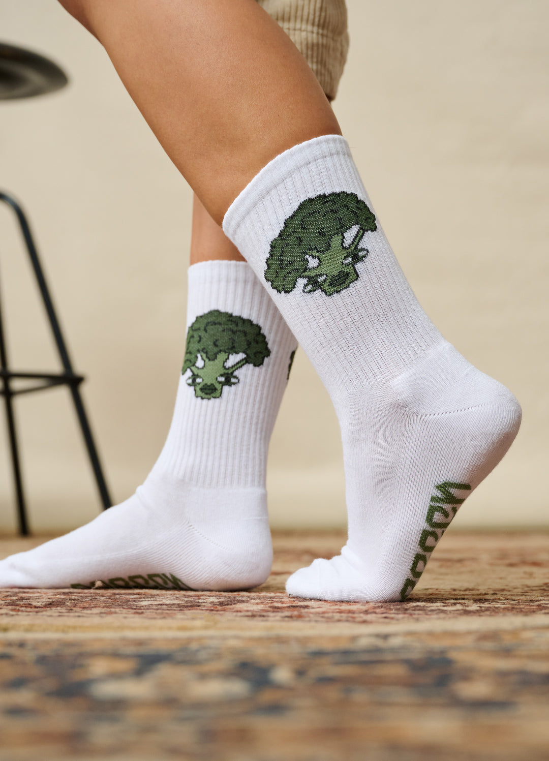 SONNE, HERZ & BROKKOLI SOCKEN-SET WEISS